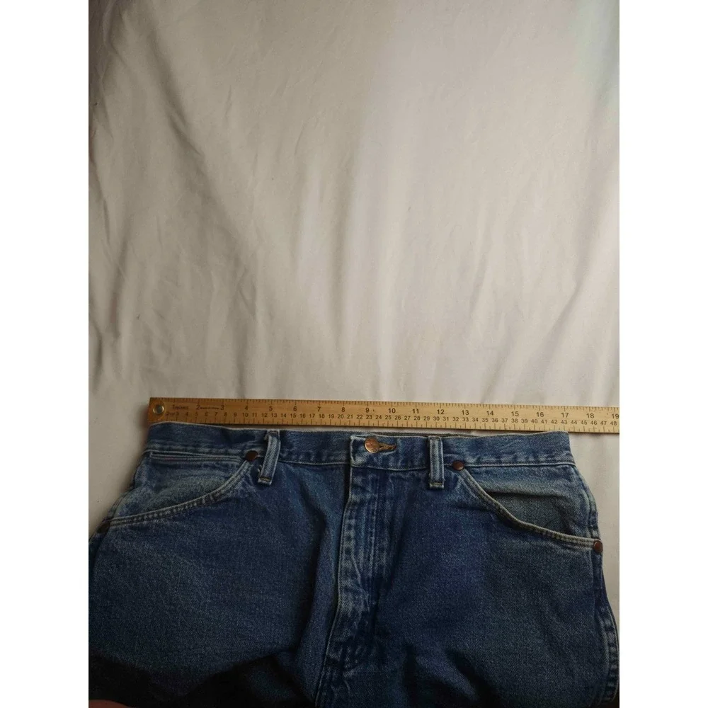 Wrangler Jeans Mens 34x26 Blue Denim Western Cowboy Classic Americana Heritage